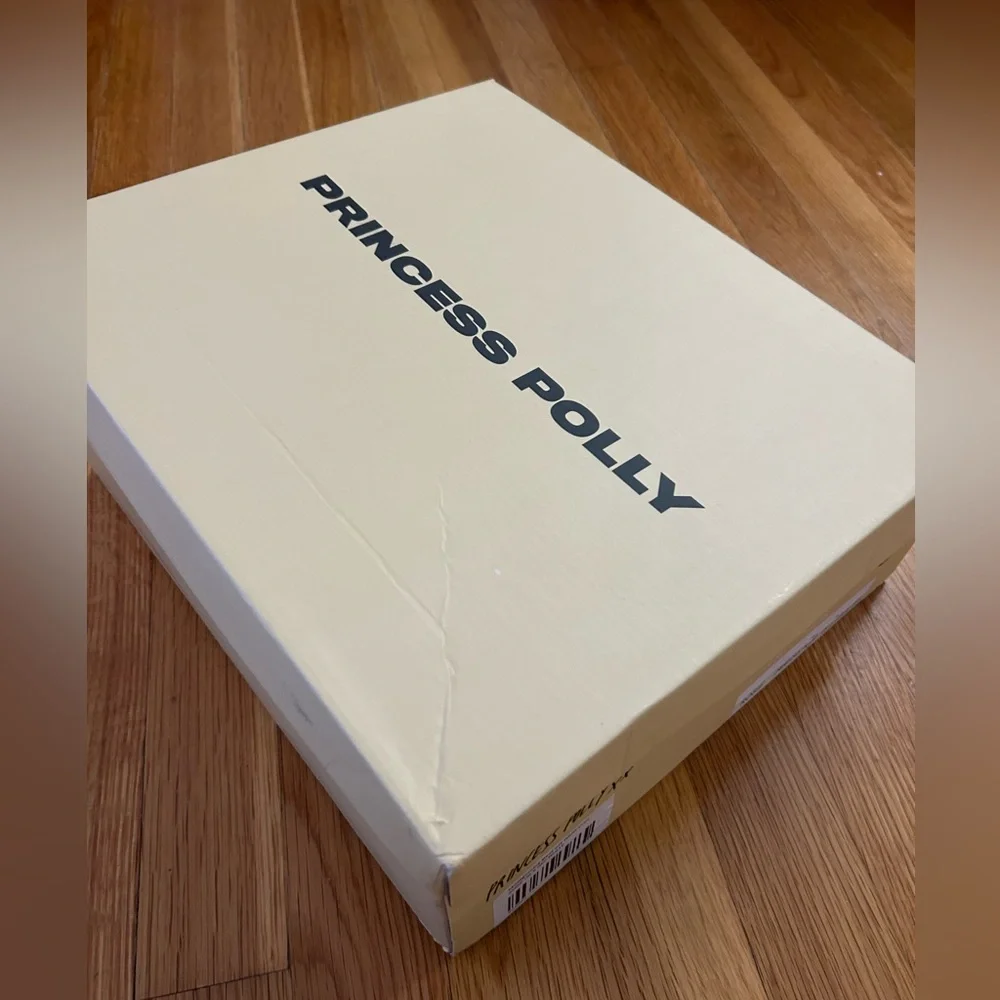 Princess Polly Montgomery Boot Off White Croc - Picture 2 of 4